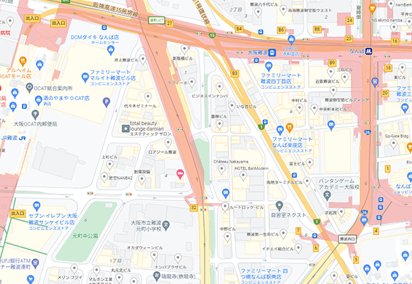 関西セレクションの店舗マップ