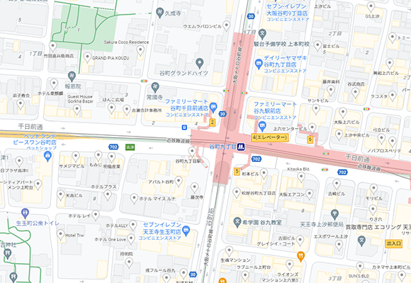 関西セレクションの店舗マップ